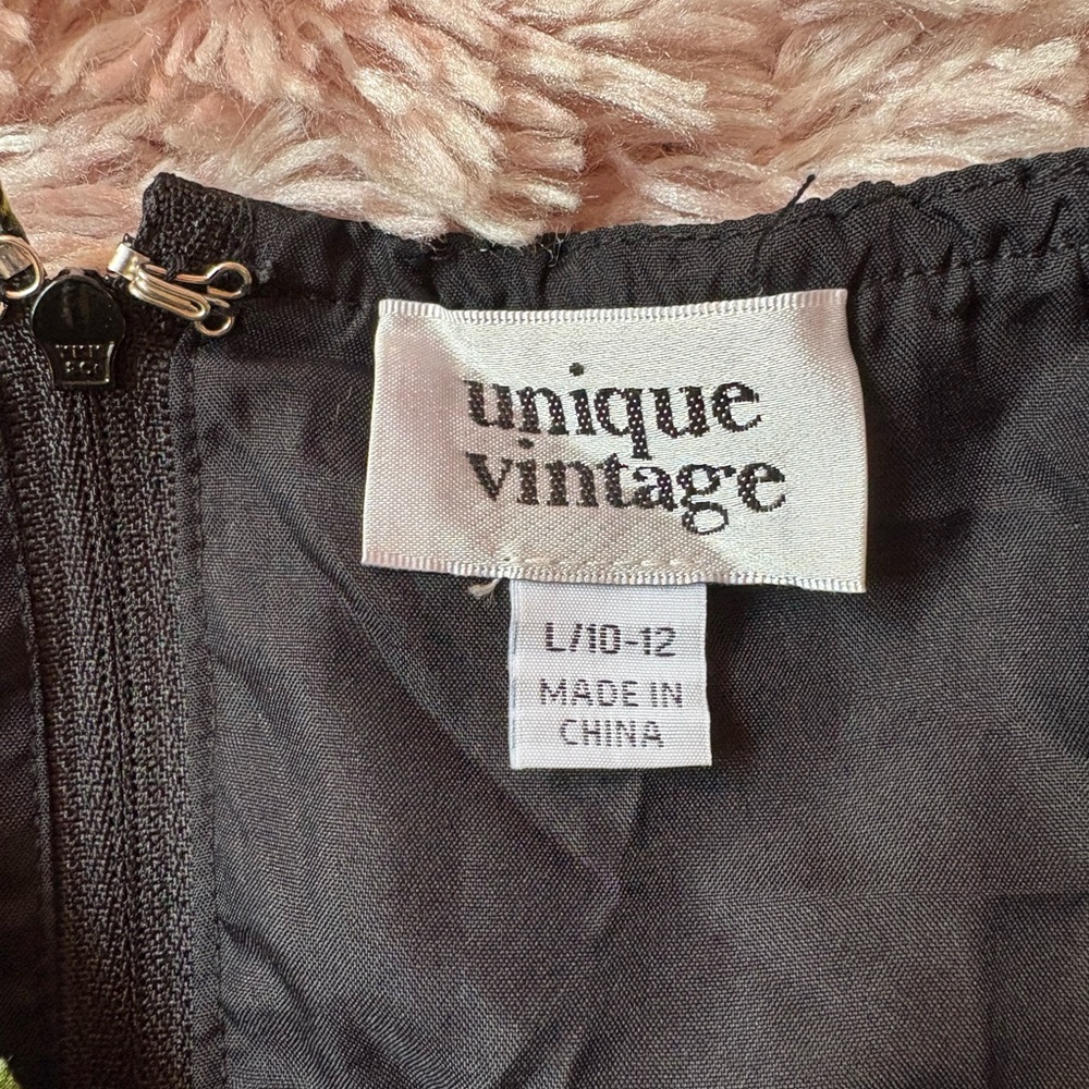 Unique Vintage Tropical Jungle Print Halter Dress - Picture 8 of 8